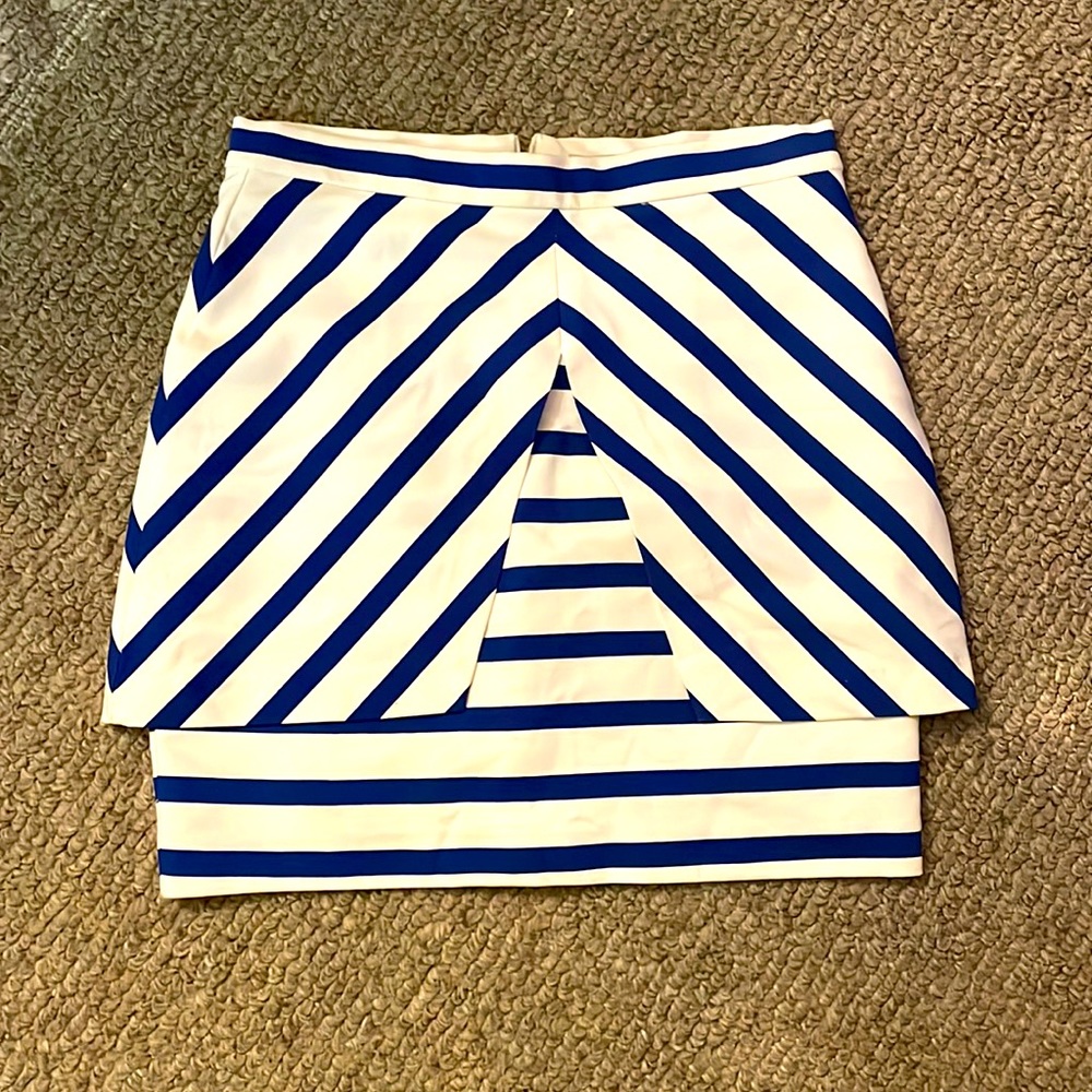 Zara Skirt (blue & white)
